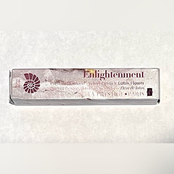 LA PRESTIGE PARIS Enlightenment Velvet Lipstick & Case in Lotus Flower Pink. NEW - Picture 15 of 16